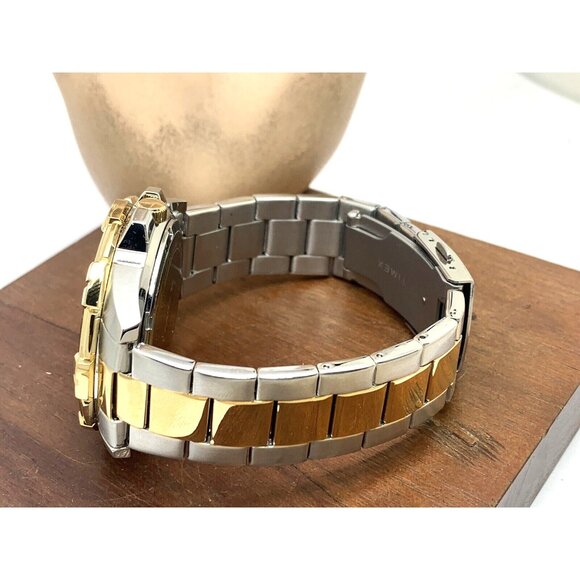 Timex Men's Watch TW2T50700 Quartz Blue Dial Two Tone Stainless Steel 44mm - Picture 9 of 13